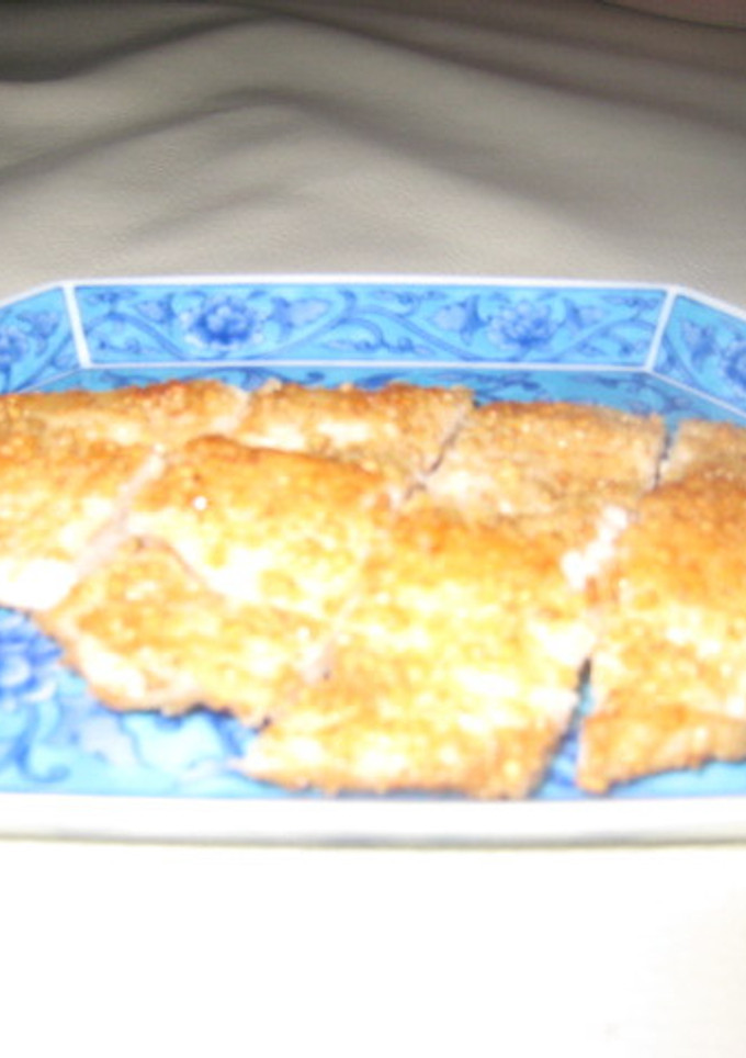 鶏ささみのすり胡麻と粉チーズの衣焼き-レシピのメイン写真