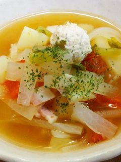 野菜たっぷりさっぱりトマト大根スープ☆-レシピのメイン写真