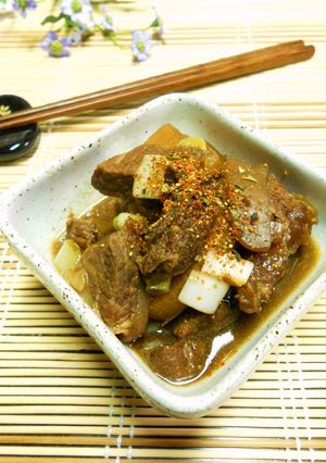 牛すじの甘味噌煮込み-レシピのメイン写真