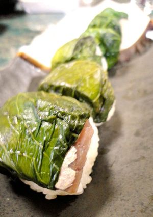 しめ鯖の山葵の葉すし-レシピのメイン写真