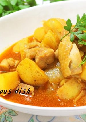 簡単✿じゃがいもと鶏肉の焼肉のたれ煮-レシピのメイン写真