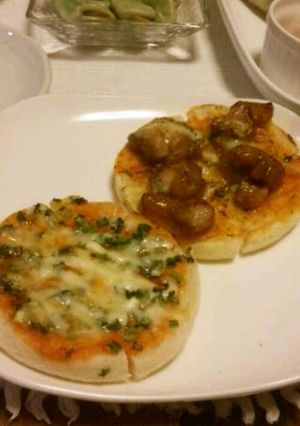 ★イングリッシュマフィン一口PIZZA★-レシピのメイン写真