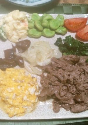 ごはんがすすむ♪お肉とたまご-レシピのメイン写真