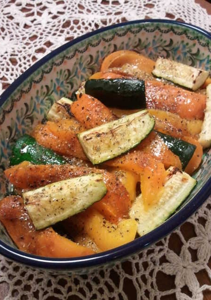 応用簡単!!焼き野菜のﾊｰﾌﾞﾏﾘﾈ-レシピのメイン写真