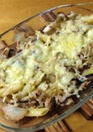キノコとツナのグラタン風-レシピのメイン写真