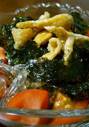プチプチ海藻麺で食感楽しい韓国風サラダ-レシピのメイン写真