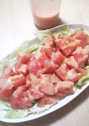 どんな野菜にも！トマトドレッシング♡-レシピのメイン写真