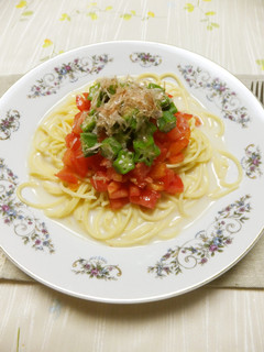 豆乳で簡単♪冷たいスープパスタ-レシピのメイン写真