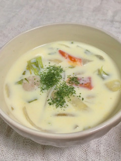 野菜たっぷり☆豆乳クリームスープ-レシピのメイン写真