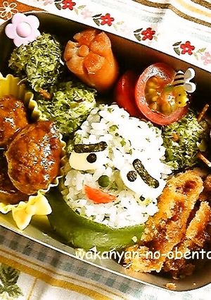 みいつけた！サボさんキャラ弁☆園弁-レシピのメイン写真