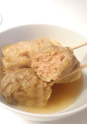 圧力鍋で☆お箸で切れちゃうロールキャベツ-レシピのメイン写真