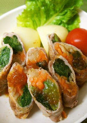 しゃきしゃき肉巻-レシピのメイン写真