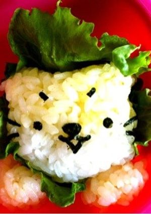 キャラ弁 レタスdeライオン-レシピのメイン写真