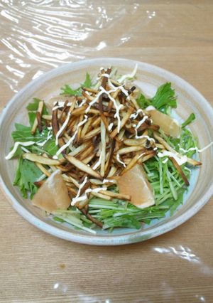 新じゃがフライ★DE★水菜サラダ-レシピのメイン写真