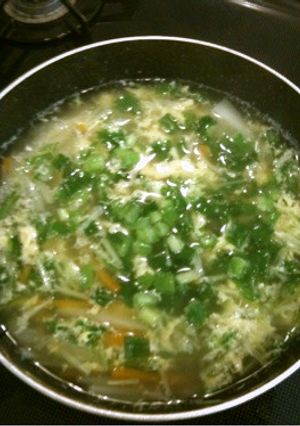 サラダみたいな千切り野菜スープ-レシピのメイン写真