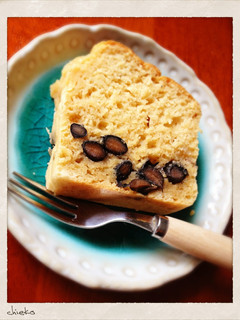 【絹ごし豆腐】黒豆煮のパウンドケーキ-レシピのメイン写真