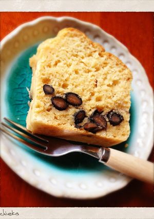 【絹ごし豆腐】黒豆煮のパウンドケーキ-レシピのメイン写真