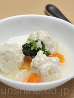 【離乳食 後期】つくねとコロコロ野菜煮-レシピのメイン写真