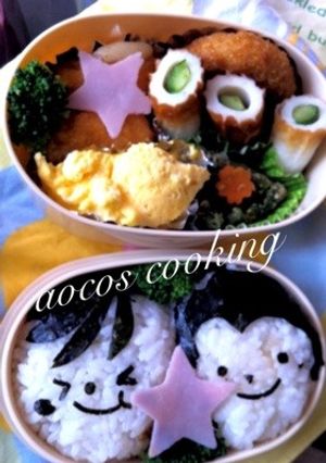 毎日のお弁当に簡単キャラ弁当☆-レシピのメイン写真