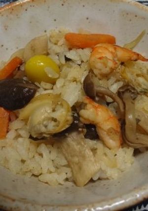 ★ミルクライス(海鮮と野菜の混ぜご飯)-レシピのメイン写真
