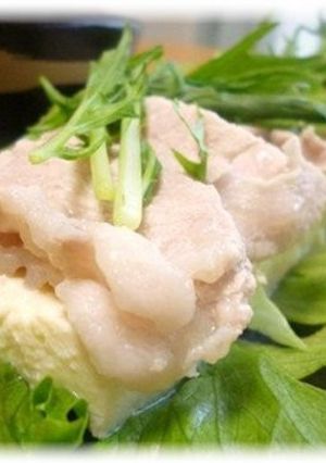 カナダポークと豆腐のサラダ-レシピのメイン写真