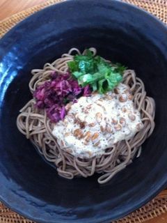 さっぱり!納豆としば漬けのぶっかけ蕎麦-レシピのメイン写真