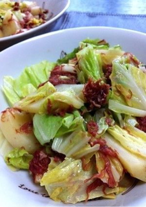 キャベツとポテトのコンビーフマヨ炒め☆-レシピのメイン写真