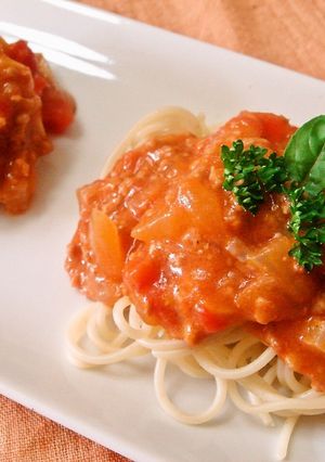 ミートソーススパゲティ-レシピのメイン写真