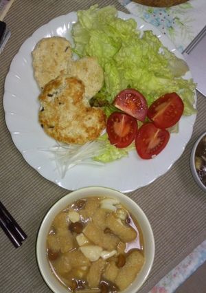 ヘルシー簡単豆腐ハンバーグ-レシピのメイン写真