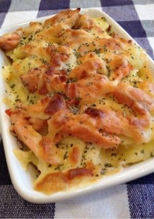 鮭とポテトのチーズ焼-レシピのメイン写真