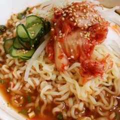 รูปของ 夏の辛ラーメン♪ぶっかけ風