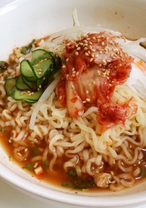 夏の辛ラーメン♪ぶっかけ風-レシピのメイン写真