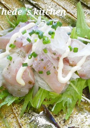 さっぱり白身魚のカルパッチョ☆-レシピのメイン写真