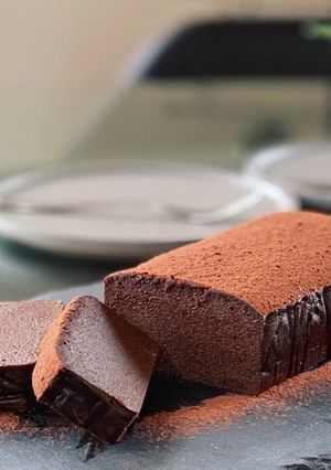 バレンタインとろけるチョコレートテリーヌ-レシピのメイン写真