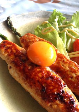 塩麹de１本アスパラのつくね巻き♪-レシピのメイン写真