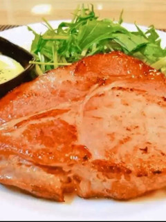 ハムステーキ☆ハニーマスタードソースで♪-レシピのメイン写真