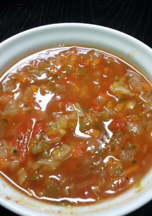 野菜たっぷり食べるミネストローネ風スープ-レシピのメイン写真