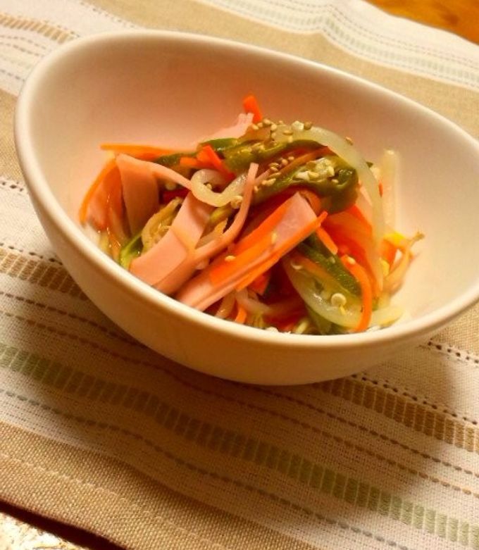 もやしとオクラのつるつるお酢和え by ひよ子。 【クックパッド】 簡単