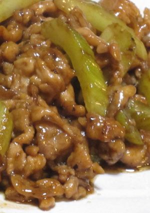 豚肉とセロリのバルサミコ炒め-レシピのメイン写真