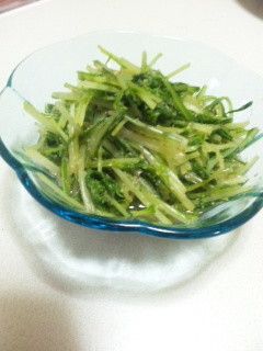 簡単♪♪しゃきしゃき水菜のごま和え♪♪-レシピのメイン写真