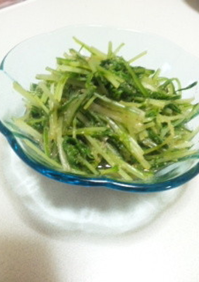 簡単♪♪しゃきしゃき水菜のごま和え♪♪-レシピのメイン写真