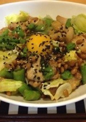 塩麹の豚納豆どんぶり-レシピのメイン写真