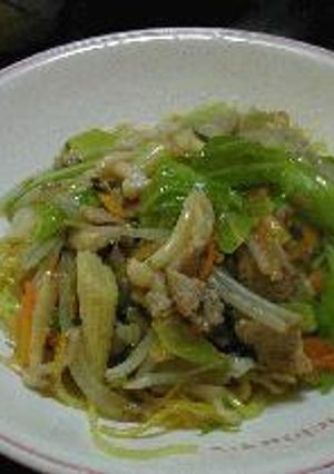 中華蒸し麺のあんかけ焼きそば-レシピのメイン写真