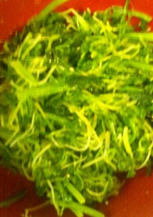 ほうれん草とつまみ菜のごま和え-レシピのメイン写真