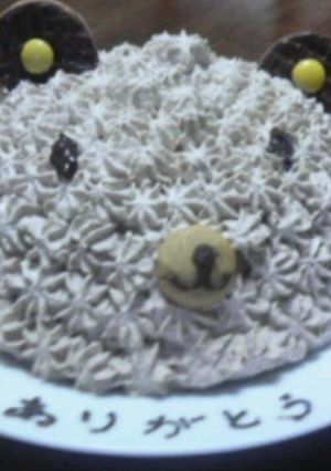 愛されクマちゃんケーキ(*^^*)-レシピのメイン写真