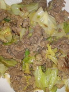 【簡単】【安い】豚肉とキャベツの炒め物-レシピのメイン写真