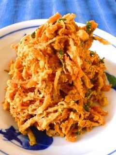 人参のごま味噌酢白和え-レシピのメイン写真