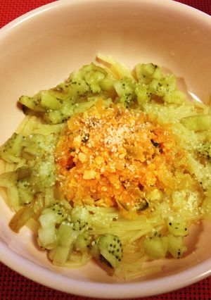 焼なすのミートソースパスタ★離乳食中期★-レシピのメイン写真