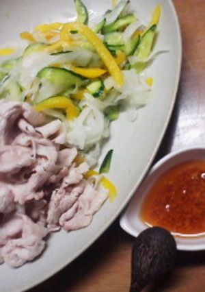 冷しゃぶにあーう 醤油麹たれ-レシピのメイン写真