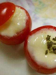 お弁当のすき間に☆チーズinプチトマト♪-レシピのメイン写真